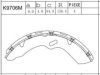 FBK 5830545A30 Brake Shoe Set